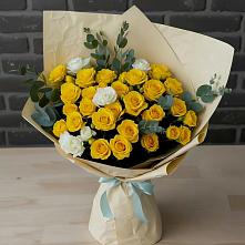 Букет цветов из:  Розы в Советской Гавани