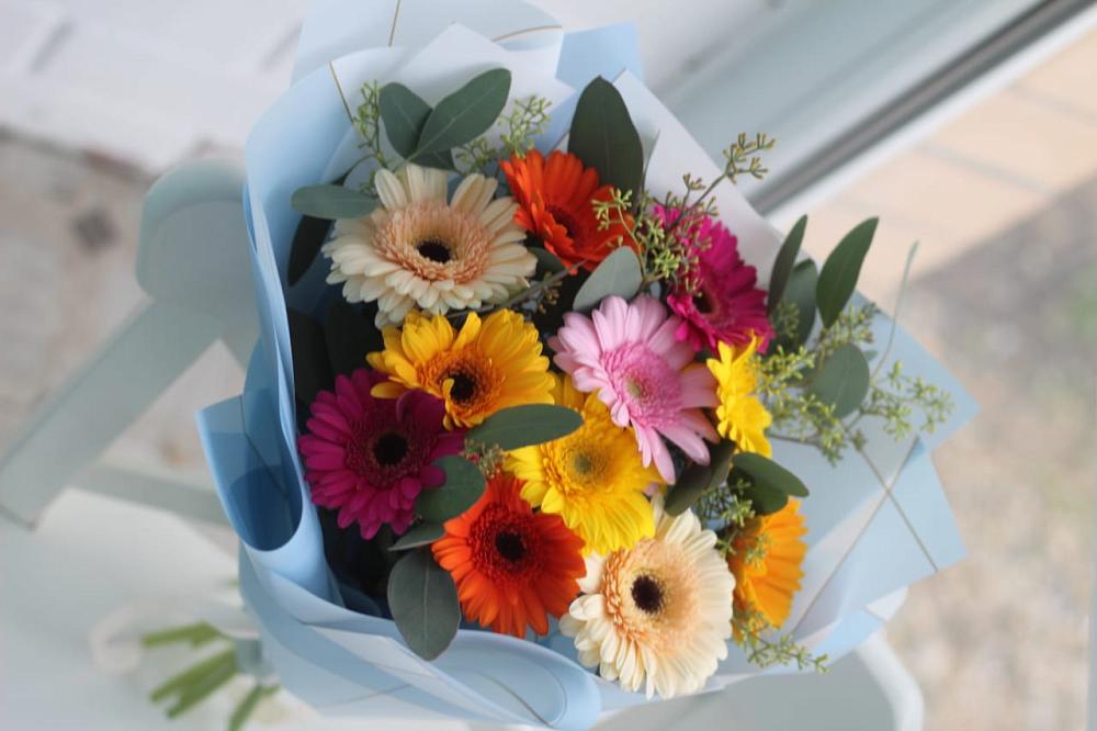 Букет цветов из: Герберы в Советской Гавани