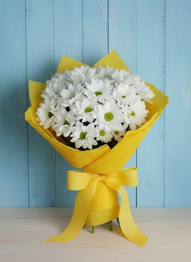 Букет цветов из: Хризантемы в Советской Гавани